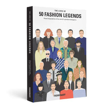 Load image into Gallery viewer, The Lives of 50 Fashion Legends book by Fashionary featuring iconic fashion designers