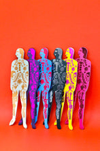 Load image into Gallery viewer, Tattooed Nudist Woman Bookmark by Ark Colour Design