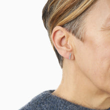 Load image into Gallery viewer, Moonrock Eco-Silver Earrings by Stephanie Graham