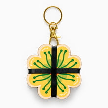 Load image into Gallery viewer, Key Ring Flower Press - Greens & Yellows