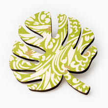 Load image into Gallery viewer, monsterra leaf brooch garden futures exhibition monstera leaf brooch v&a dundee