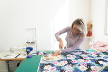 Load image into Gallery viewer, Hayley Scanlan Cats and Cherry Blossom Shoulder Bag