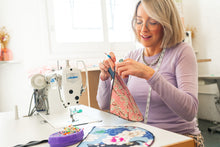 Load image into Gallery viewer, Hayley Scanlan Cats and Cherry Blossom Shoulder Bag