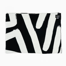 Load image into Gallery viewer, Fraser Haxton Blanket Black and White