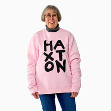 Load image into Gallery viewer, Hand drawn logo sweatshirt by Haxton
