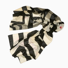Load image into Gallery viewer, Viewing Across wool and silk scarf by Haxton
