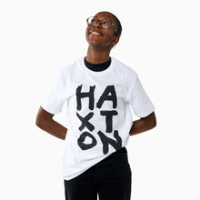 Load image into Gallery viewer, Hand drawn logo T shirt by Haxton