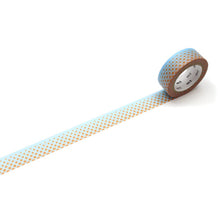 Load image into Gallery viewer, MT Washi Tape Pop Dot Blue