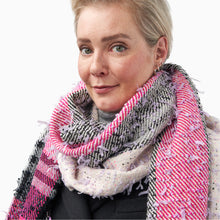 Load image into Gallery viewer, Tartan Scarf Pink