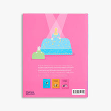 Load image into Gallery viewer, back cover of book with illustrations of a blue dress and green bag on a pink background, featuring the 'thames & Hudson' logo.