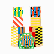 Load image into Gallery viewer, dusen dusen salt and pepper grinder and kitchen timer cool colourful white and black with wood