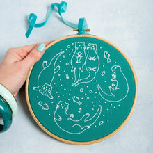 Load image into Gallery viewer, Awesome Otters Tapestry Kit by Hawthorn Handmade