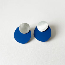 Load image into Gallery viewer, Cast Earrings in Cobalt by Tom Pigeon