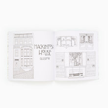 Load image into Gallery viewer, charles rennie mackintosh colouring book inside pages