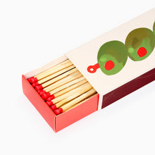 Load image into Gallery viewer, Olives Box of Long Safety Matches