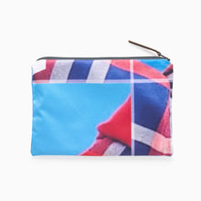 Load image into Gallery viewer, V&A Dundee Upcycled A5 Zip Pouch (Tartan)