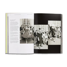 Load image into Gallery viewer, Open Dior Catwalk fashion book showing black and white Dior collection imagery and fashion photography