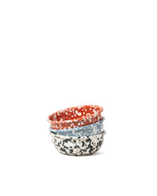 Load image into Gallery viewer, Terracotta Splatter Enamel Snack Bowl by Yod & Co