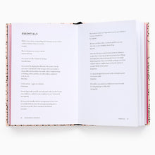 Load image into Gallery viewer, Open pages of Fashion Quotes book showing themed fashion quote sections