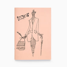 Load image into Gallery viewer, Fashion sketchbook by Iain R Webb with illustrated fashion figure cover