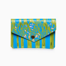 Load image into Gallery viewer, ark colour design leather forest popper coin purse in acid green