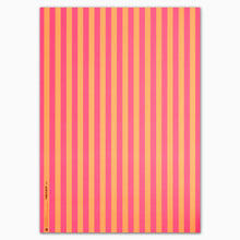 Load image into Gallery viewer, Gift Wrap Paper Pink And Orange Stripes