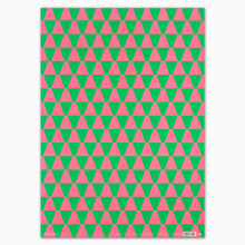Load image into Gallery viewer, Gift Wrap Paper Timo Triangle Tessellation