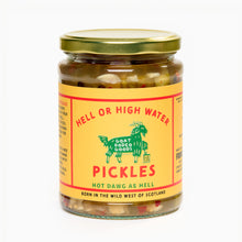 Load image into Gallery viewer, Jar of pickles with a colorful label on a white background