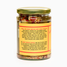 Load image into Gallery viewer, Hell Or High Water Pickles by Goat Rodeo Goods