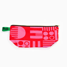 Load image into Gallery viewer, Irregular sleep pattern washbag on hot pink