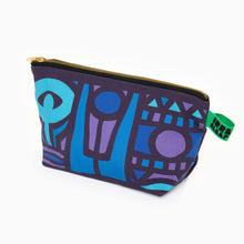 Load image into Gallery viewer, cool blue and purple wash bag by irregular sleep pattern