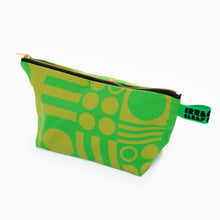 Load image into Gallery viewer, cool green wash bag by irregular sleep pattern