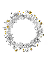 Load image into Gallery viewer, johanna basford floral ring print wildflowers artist signed print