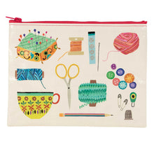 Load image into Gallery viewer, Sewing Kit Zipper Pouch Purse by Blue Q
