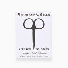 Load image into Gallery viewer, Merchant & Mills wide bow scissors displayed on branded packaging card