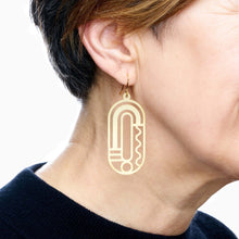 Load image into Gallery viewer, Nmarra Mina earrings on model