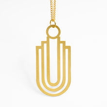Load image into Gallery viewer, Nmarra runa chain necklace in brass