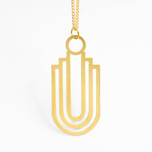 Load image into Gallery viewer, Nmarra runa chain necklace in brass