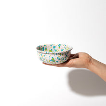 Load image into Gallery viewer, Pink Splatter Enamel Snack Bowl by Yod & Co