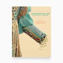 Load image into Gallery viewer, Refashioning Bill Gibb for the 21st Century book cover with textile garment detail