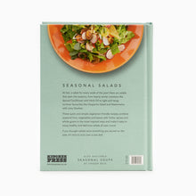 Load image into Gallery viewer, 'Seasonal Salads' recipe book back cover