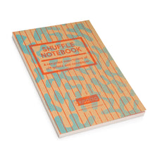 Load image into Gallery viewer, Shuffle recycled notebook by Risotto with orange and blue patterned cover
