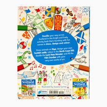 Load image into Gallery viewer, Super Scotland doodle book back cover