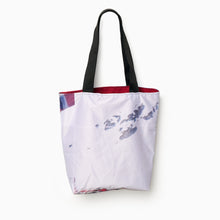 Load image into Gallery viewer, V&A Dundee Upcycled Banner Portrait Tote (Tartan)