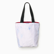 Load image into Gallery viewer, V&A Dundee Upcycled Banner Portrait Tote (Tartan)