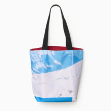 Load image into Gallery viewer, V&A Dundee Upcycled Banner Portrait Tote (Tartan)