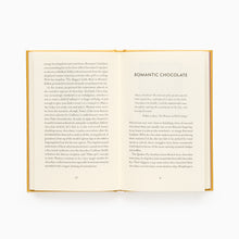 Load image into Gallery viewer, Chocolate history and philosophy book interior spread