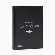 Load image into Gallery viewer, The World According to Lee McQueen book black hardback cover Alexander McQueen quotes