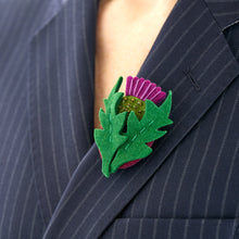 Load image into Gallery viewer, Thistle Brooch by Lynsey Walters