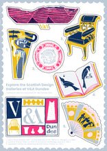 Load image into Gallery viewer, V&A Scottish Design Galleries stickers